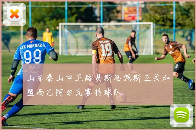 山东泰山中卫路易斯洛佩斯正式加盟西乙阿尔瓦赛特球队